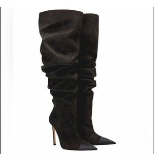 Good American thigh high boots